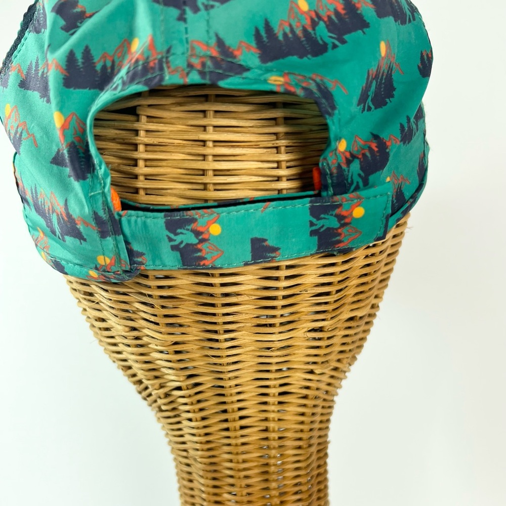 Sprints Bigfoot Running Hat Cap Sasquatch Mountain Forest Print Adjustable OS - Picture 5 of 8